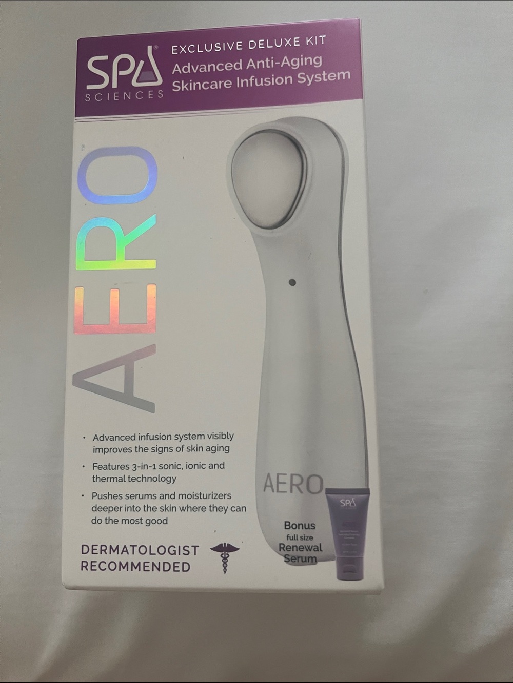 SPA Sciences AERO Advanced Anti-Aging Infusion Device - White